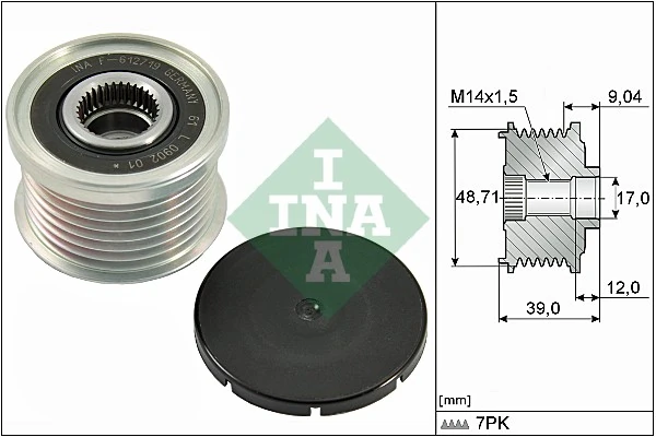 Alternator Freewheel Clutch